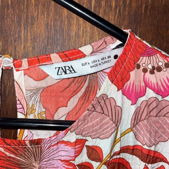 Zara bright floral dress - Picture 3 of 6